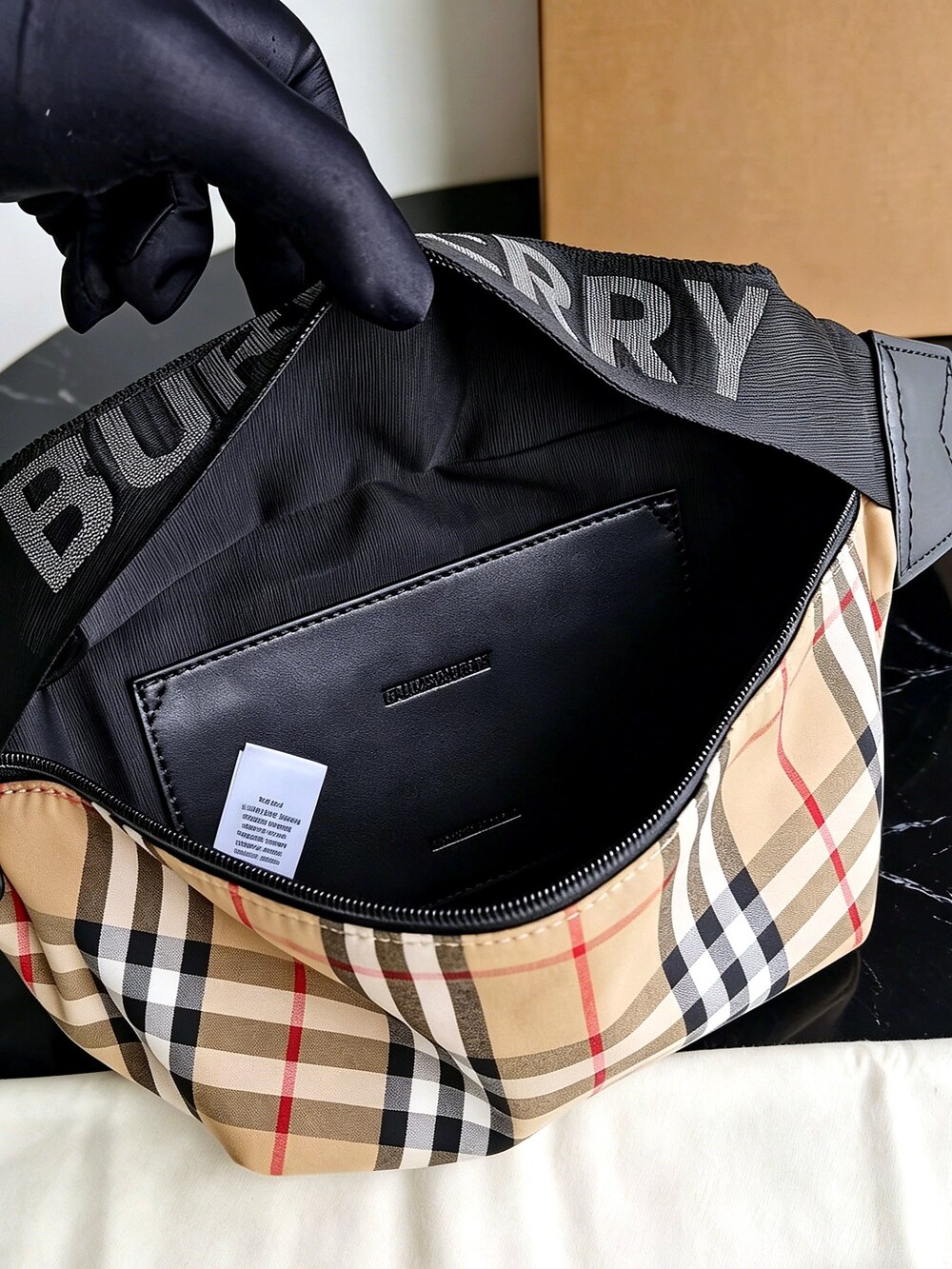 Burberry Vintage Check Belt Bag - Picture 3 of 6